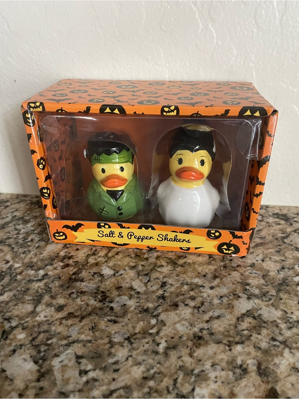 Frankenstein & Bride Duck Salt & Pepper Set